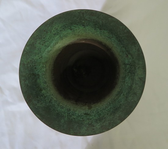 American Art Deco Bronze Vase By Carl Sorensen